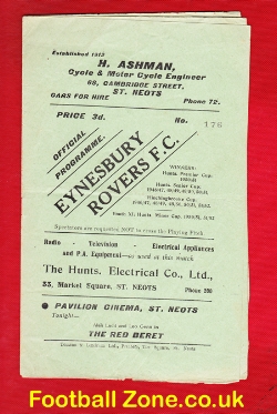 Eynesbury Rovers v Clacton Town 1950s