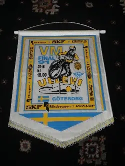 World Speedway Final 1991 Large Pennant – Sweden