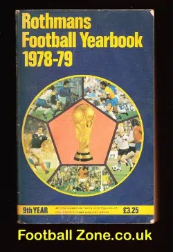Rothmans Football Yearbook 1978 - 1979 = 9th Year