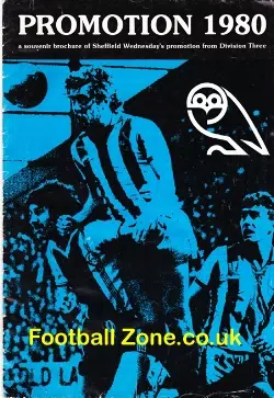 Sheffield Wednesday Special 2nd Division Promotion Souvenir 1980
