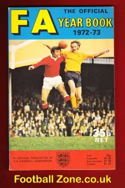 FA Football Yearbook 1972 - 1973