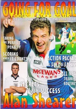 Going For Goal Magazine - Alan Shearer 1995