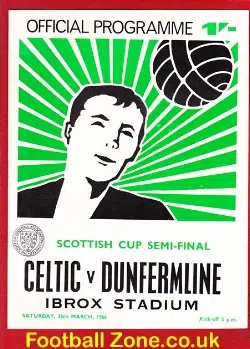 Glasgow Celtic v Dunfermline 1966 - Scottish Cup Semi Final