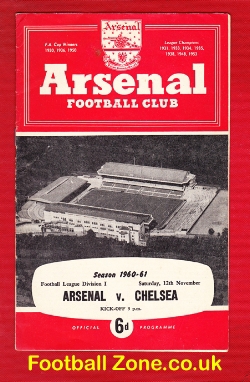 Arsenal v Chelsea 1960