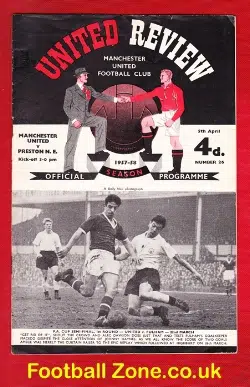Manchester United v Preston 1958 - Munich Disaster Season