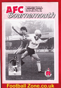 Bournemouth v Newport County 1983 – George Best Debut