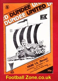 Dundee United v Viking 1982 – UEFA Cup – Norway Team
