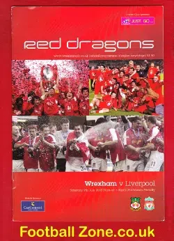 Wrexham v Liverpool 2005 – Pre Season Friendly Match