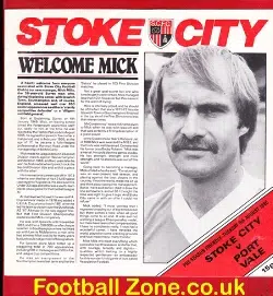 Stoke City v Port Vale 1985 - Pre Season Friendly