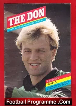 Aberdeen v Servette 1985 – ECWC