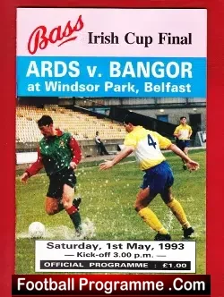 Ards v Bangor 1993 – Irish Cup Final