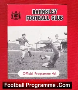 Barnsley v Manchester United 1964 - George Best First Goal - football programme
