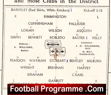 Barnsley v Newcastle United 1946 – 1940s