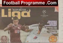 CFR Cluj v Manchester United 2012 - Transylvania - Romania - football programme