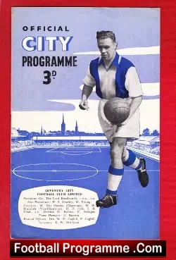 Coventry City v Torquay United 1956