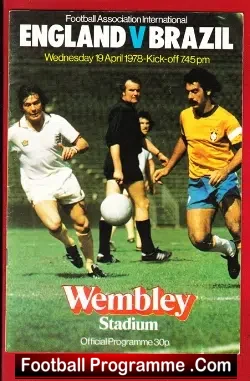 England v Brazil 1978