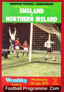 England v Northern Ireland 1979