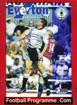 Everton v Newcastle United 1995