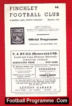 Finchley v Hemel Hempstead 1966 – Athenian League