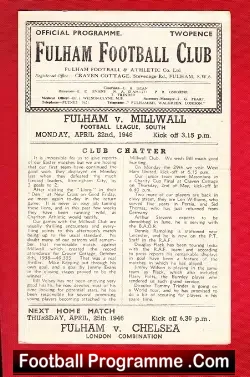 Fulham v Millwall 1946