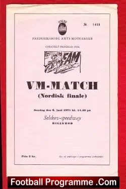 Germany Speedway Programme 1980 – Rennen Deutschland