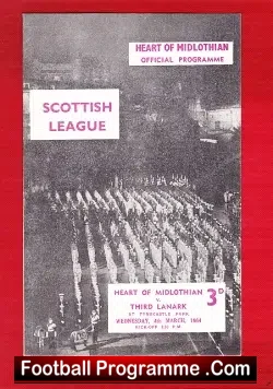 Heart Of Midlothian v Third Lanark 1964
