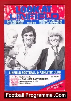 Linfield v San Jose Earthquakes 1981 – George Best USA