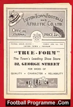 Luton Town v Fulham 1949