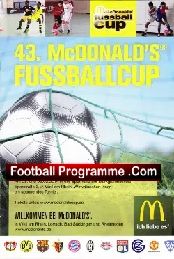 MacDonalds Tournament in Germany + Manchester United 2014 - football programme