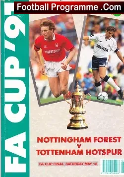 Nottingham Forest v Tottenham 1991 – FA Cup Final Mag