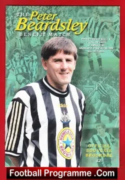 Peter Beadrdsley Testimonial Benefit Match Newcastle United 1999