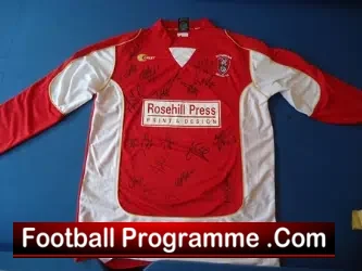 Rotherham United Fully Autographed Signed Football Shirt - football memorabilia