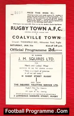 Rugby Town v Coalville 1948