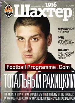 Shakhtar Donetsk v Manchester United 2013 - EC Group Stage - football programme