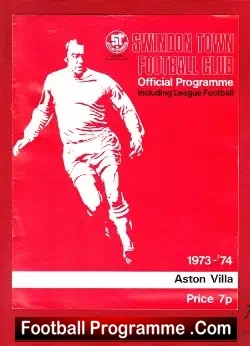 Swindon Town v Aston Villa 1973
