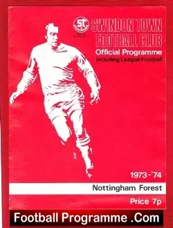 Swindon Town v Nottingham Forest 1973