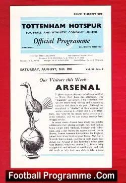 Tottenham Hotspur v Arsenal 1961