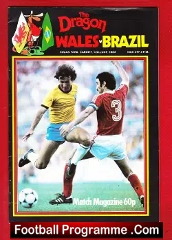 Wales v Brazil 1983