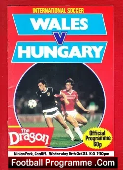 Wales v Hungary 1985
