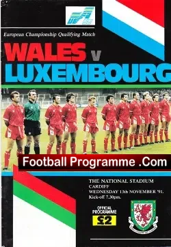 Wales v Luxembourg 1991