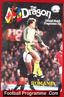 Wales v Romania 1983