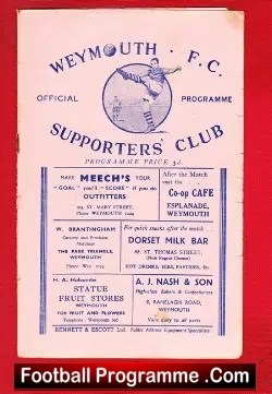 Weymouth v Totton 1949