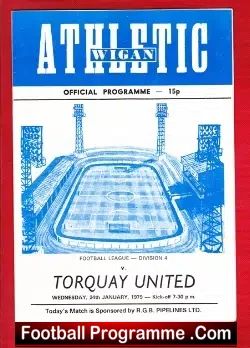 Wigan Athletic v Torquay United 1979