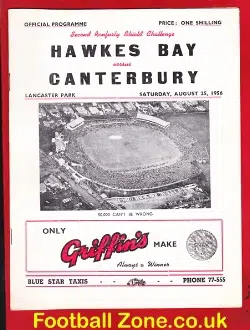 Hawkes Bay Rugby v Canterbury 1956 - New Zealand