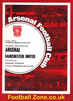 Arsenal v Manchester United 1968