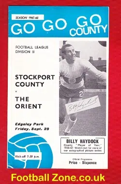 Stockport County v Leyton Orient 1967
