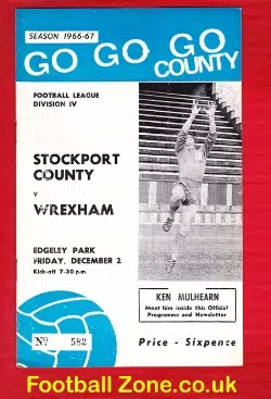 Stockport County v Wrexham 1966