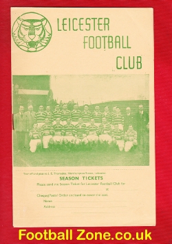 Leicester Rugby v Plymouth Albion 1948 – 1940s Rugby Programme