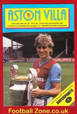 Aston Villa v Dinamo Bucharest 1982 – Romania Team