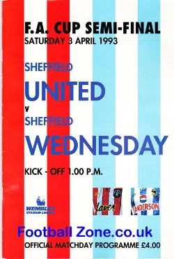 Sheffield United v Sheffield Wednesday 1993 – FA Cup Semi Final